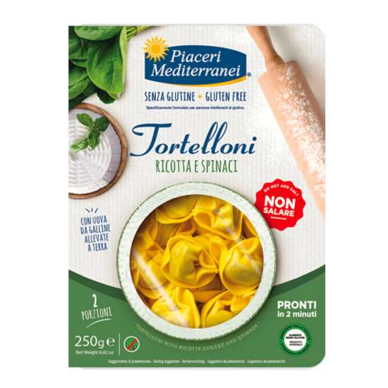 Tortelloni Ricotta und Spinat Piaceri Mediterranei glutenfrei ★